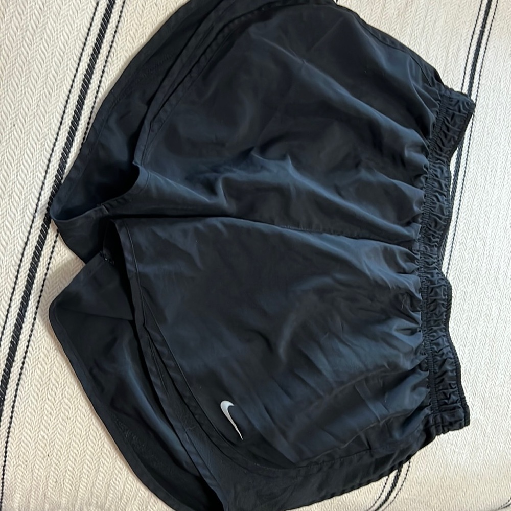Black vented side Nike running shorts